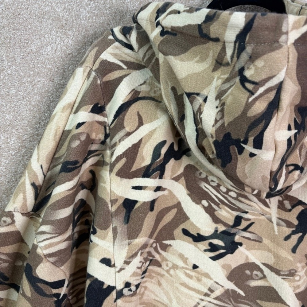 I AM GIA Camo Hoodie Women's Medium Oversized Logo Sweatshirt Streetwear - Picture 6 of 10